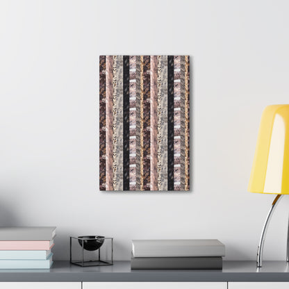Textured Stripes Canvas Gallery Wrap