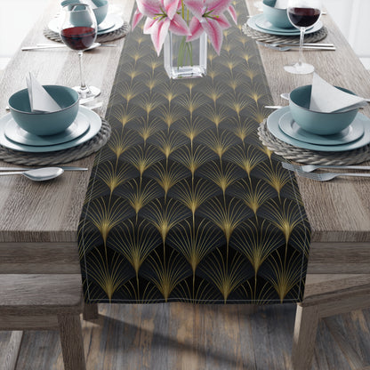 Art Deco Fans Table Runner (Cotton, Poly)