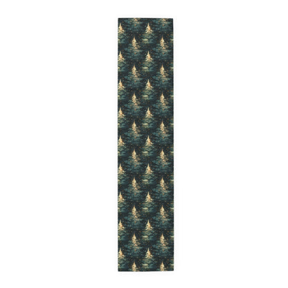 Twinkling Trees Table Runner (Cotton, Poly)