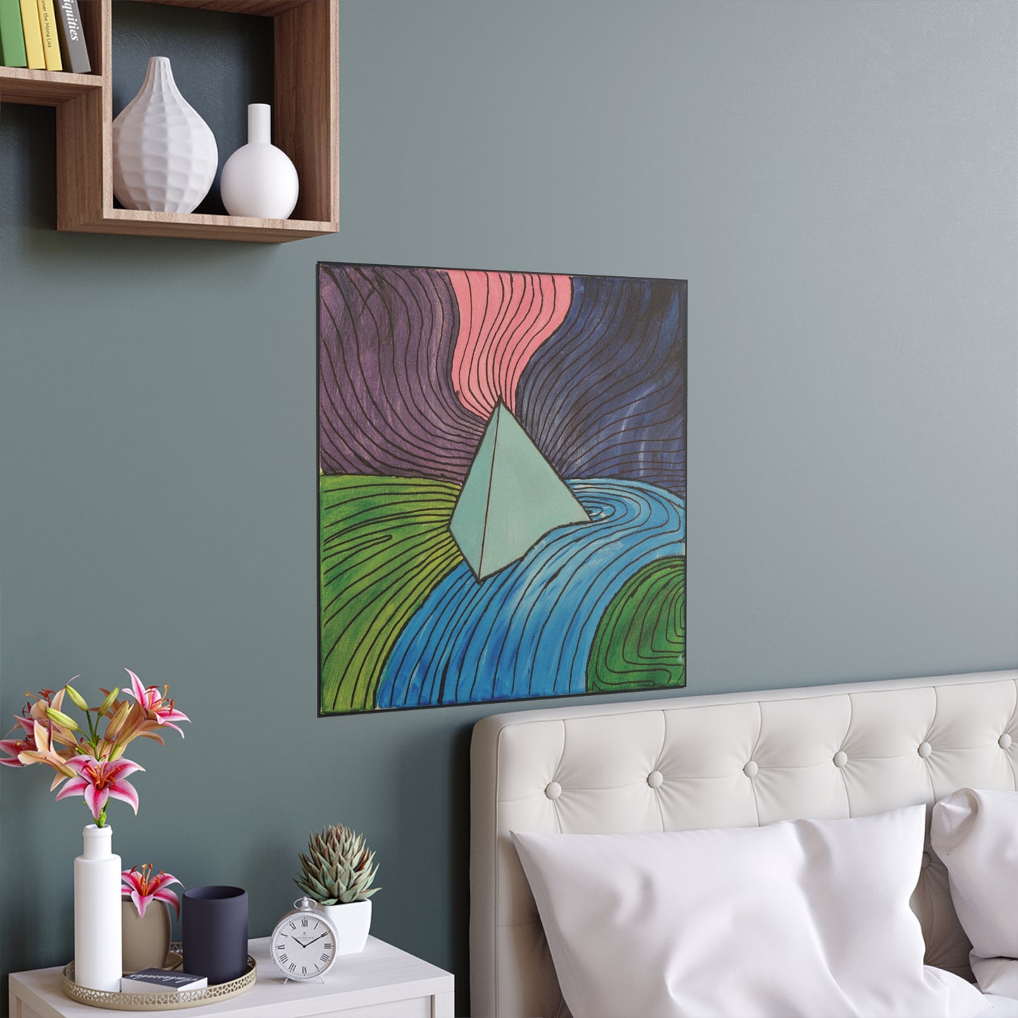 "It All Started Here, Where The Prism Landed" - acrylic art print