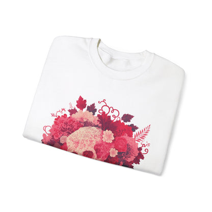 Skull Bouquet Unisex Heavy Blend™ Crewneck Sweatshirt
