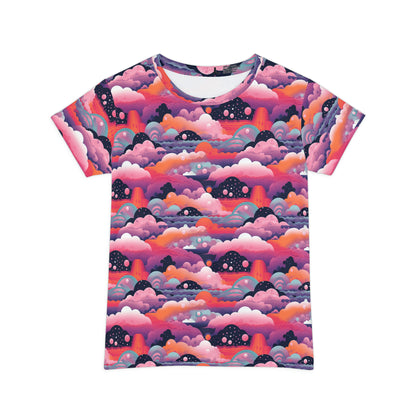 Cosmic Whimsy Women's Short Sleeve Shirt (AOP)