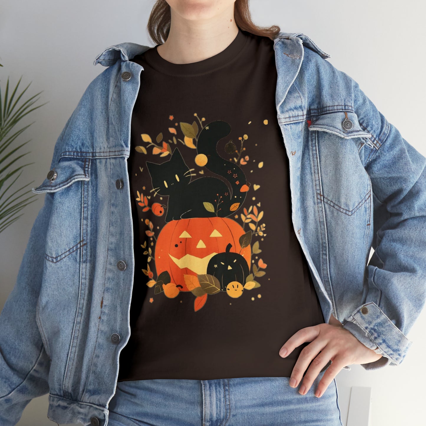 Spooky Kitty Unisex Heavy Cotton Tee