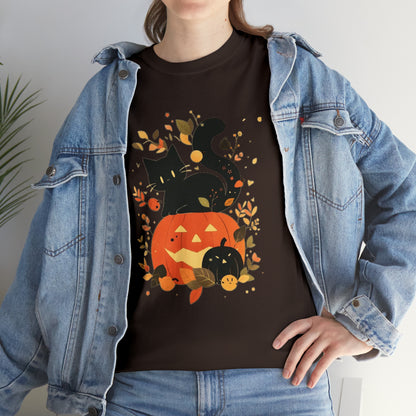 Spooky Kitty Unisex Heavy Cotton Tee