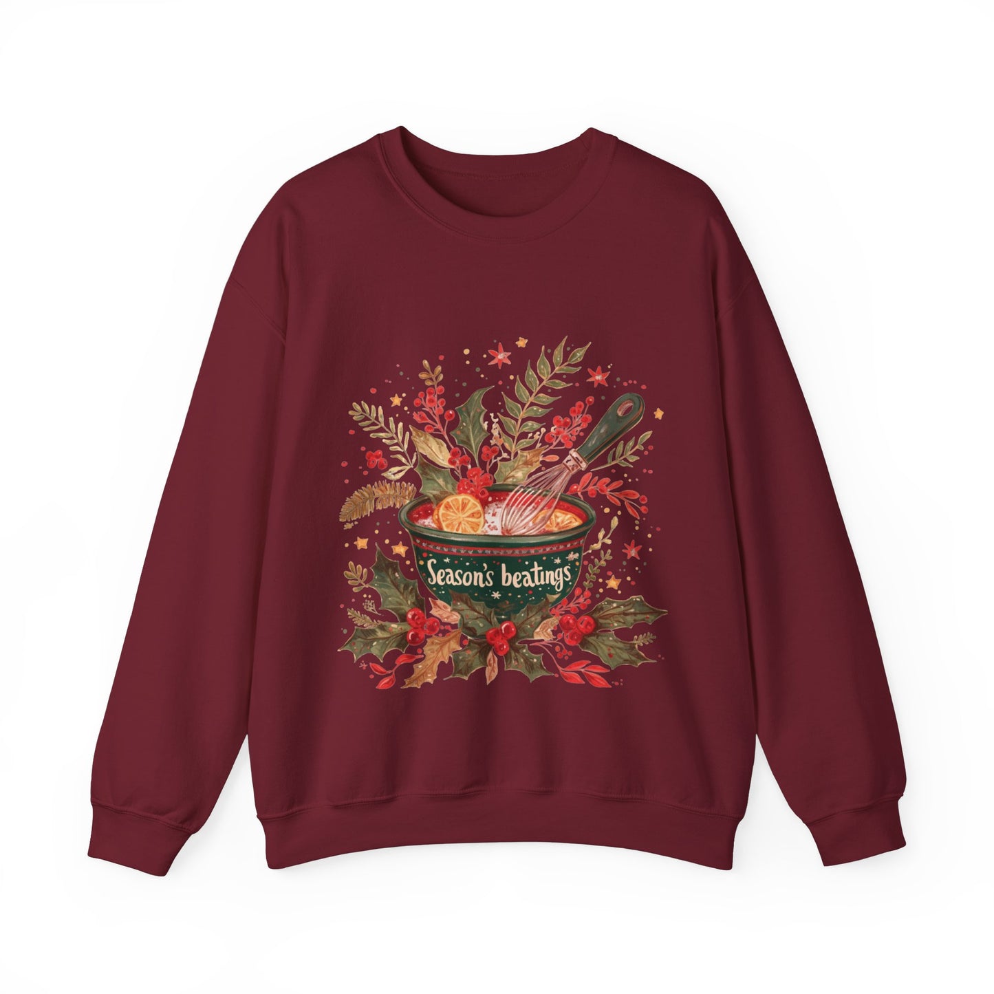 Season's Beatings (Baking) Unisex Heavy Blend™ Crewneck Sweatshirt