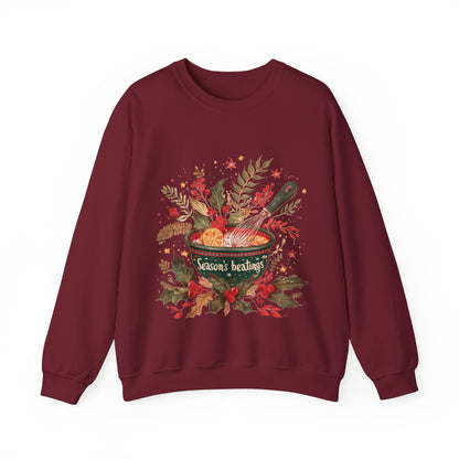 Season's Beatings (Baking) Unisex Heavy Blend™ Crewneck Sweatshirt