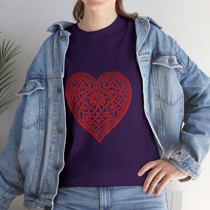Celtic Heart Unisex Heavy Cotton Tee