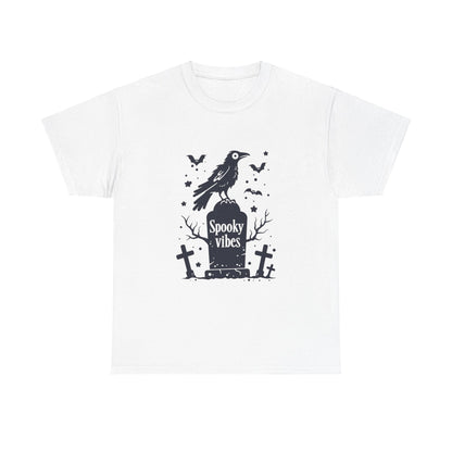 Spooky Vibes Unisex Heavy Cotton Tee