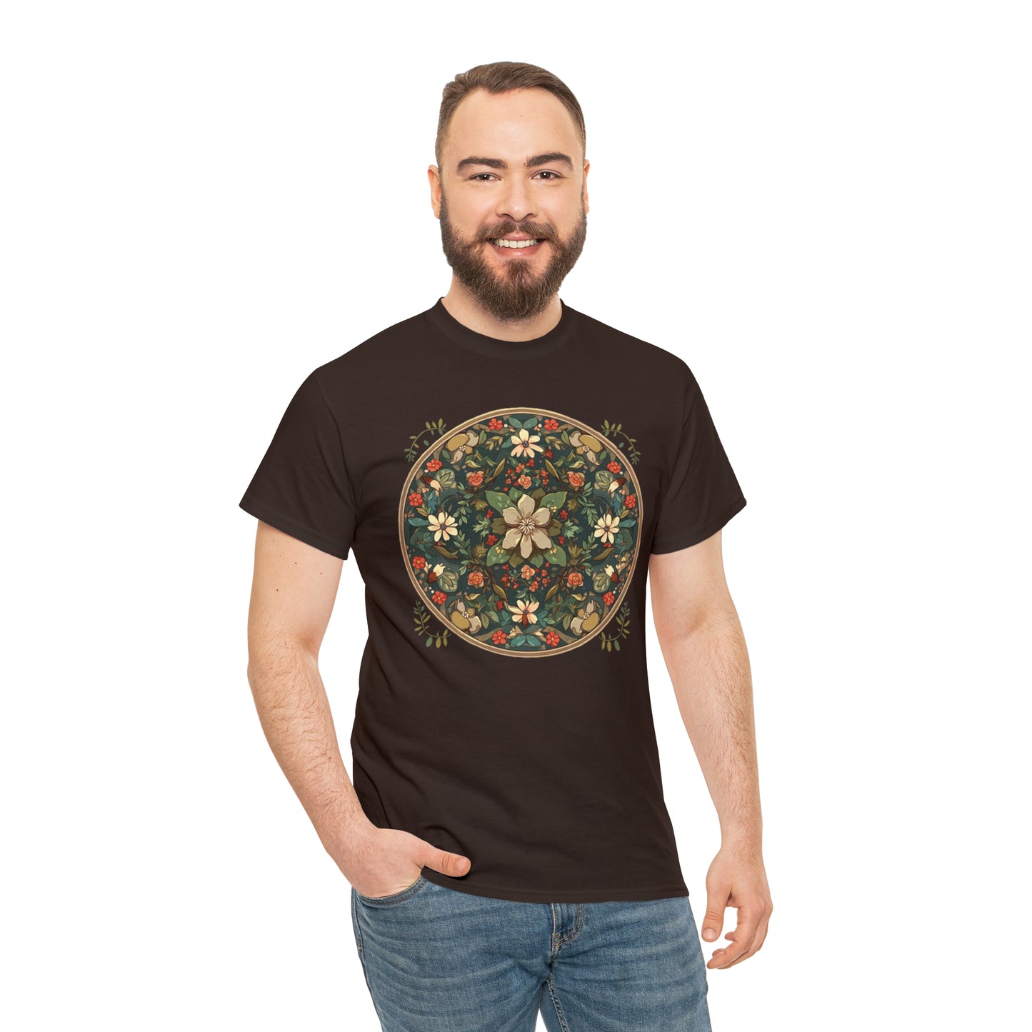 Druidic Mandala Unisex Heavy Cotton Tee