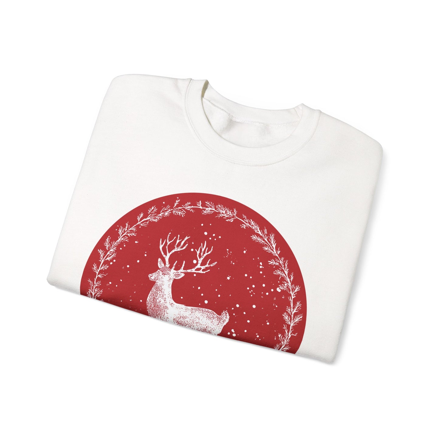 Rustic Deer Unisex Heavy Blend™ Crewneck Sweatshirt