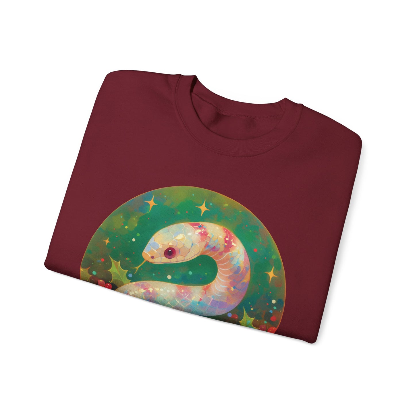 Candy Stripe Snake Unisex Heavy Blend™ Crewneck Sweatshirt