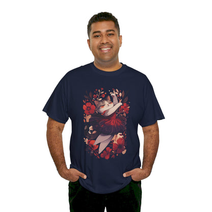 Ballet Cat Unisex Heavy Cotton Tee