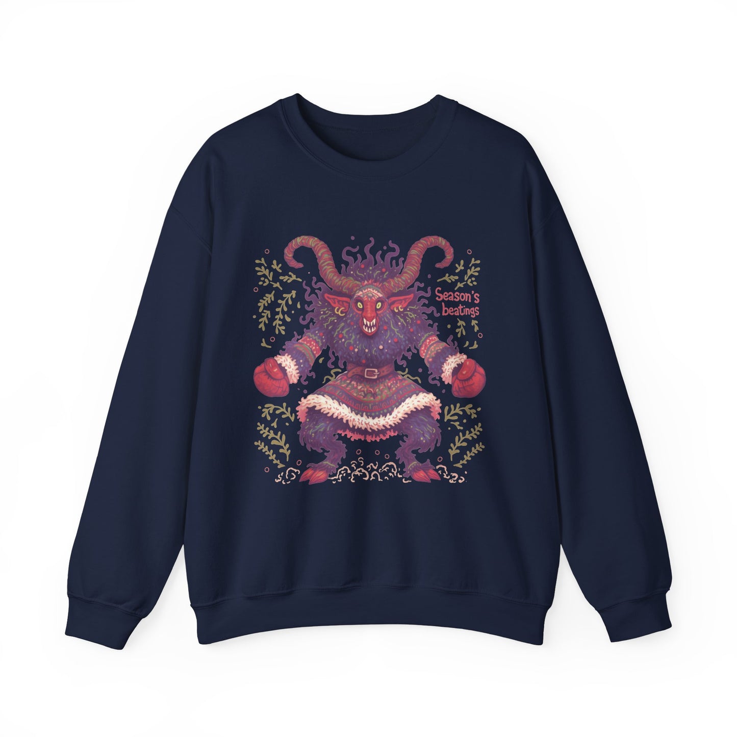 Season's Beatings (Krampus) Unisex Heavy Blend™ Crewneck Sweatshirt