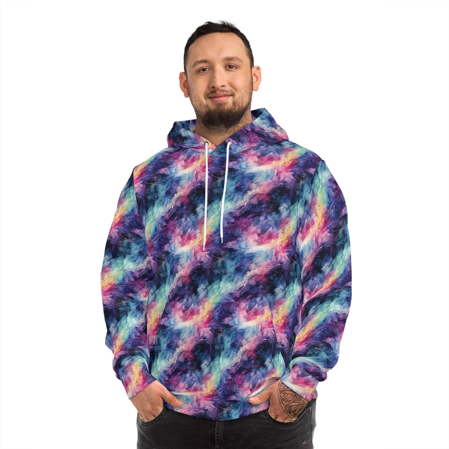 Spectral Storm Fashion Hoodie (AOP)