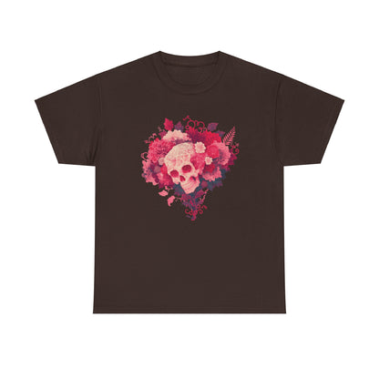 Skull Bouquet Unisex Heavy Cotton Tee
