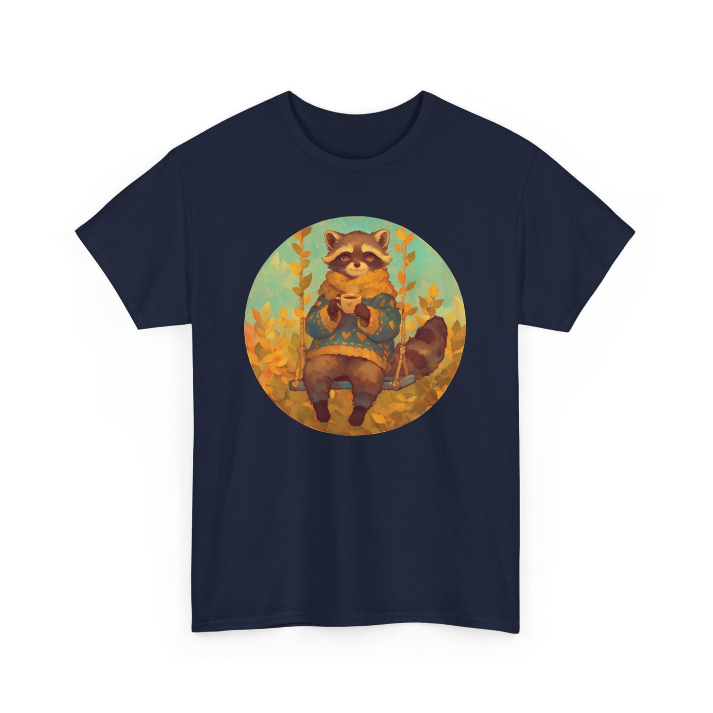 Cocoa Raccoon Unisex Heavy Cotton Tee