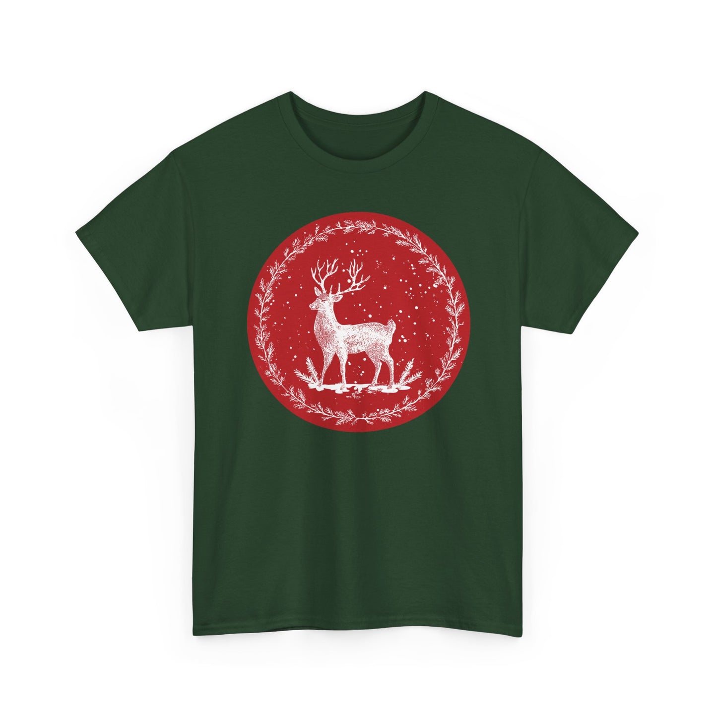 Rustic Deer Unisex Heavy Cotton Tee