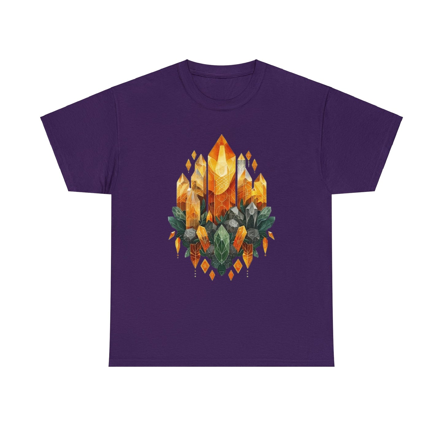 Earthen Crystal Cluster Unisex Heavy Cotton Tee