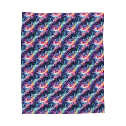 Spectral Storm Velveteen Plush Blanket