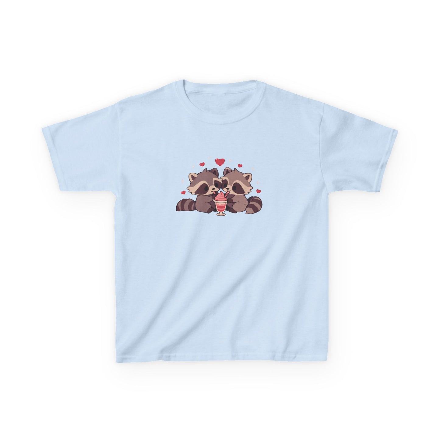 Raccoons Sharing Milkshake Kids Heavy Cotton™ Tee
