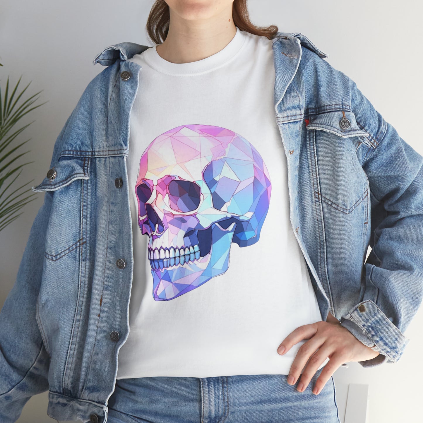 Geo Skull Unisex Heavy Cotton Tee
