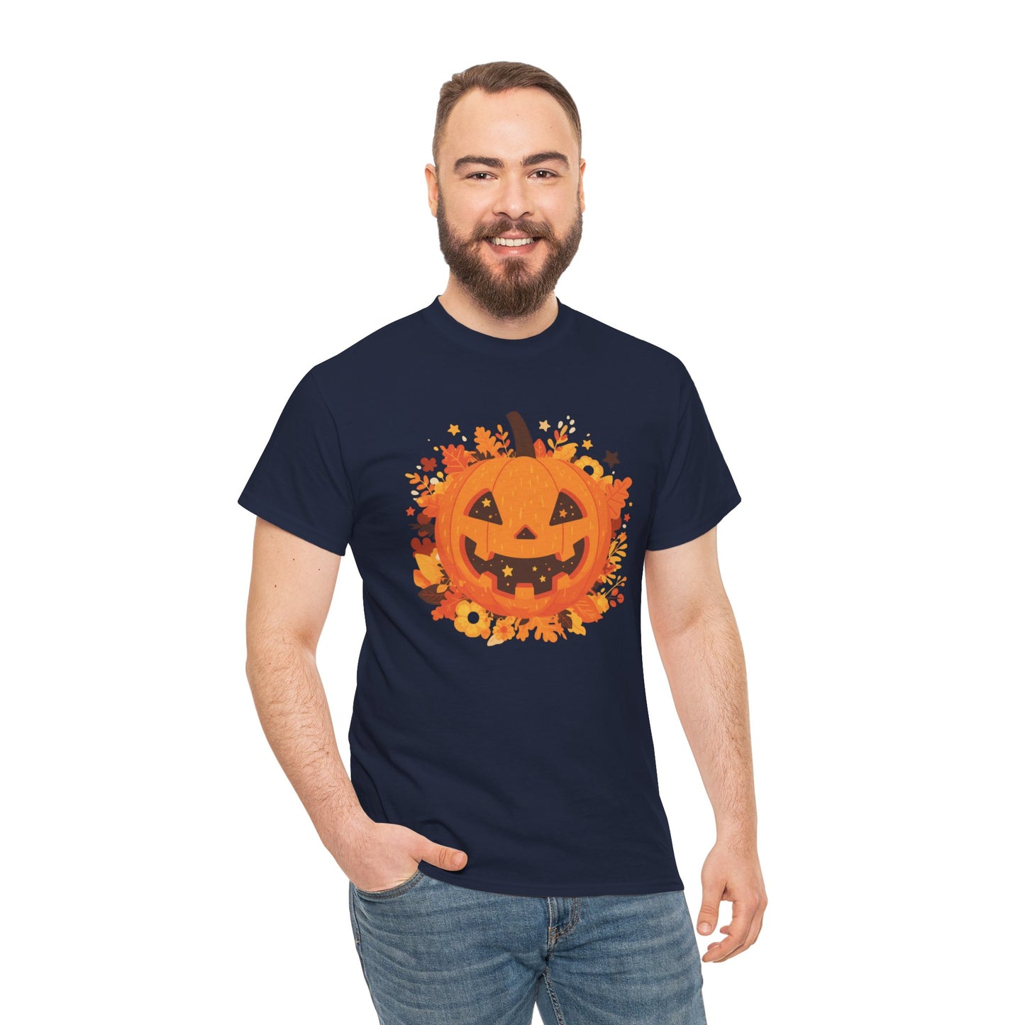 Jack-O-Lantern Unisex Heavy Cotton Tee