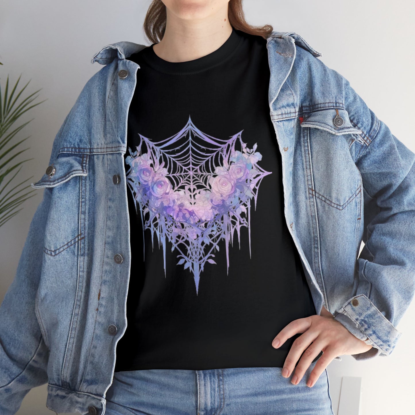 Web Heart Unisex Heavy Cotton Tee