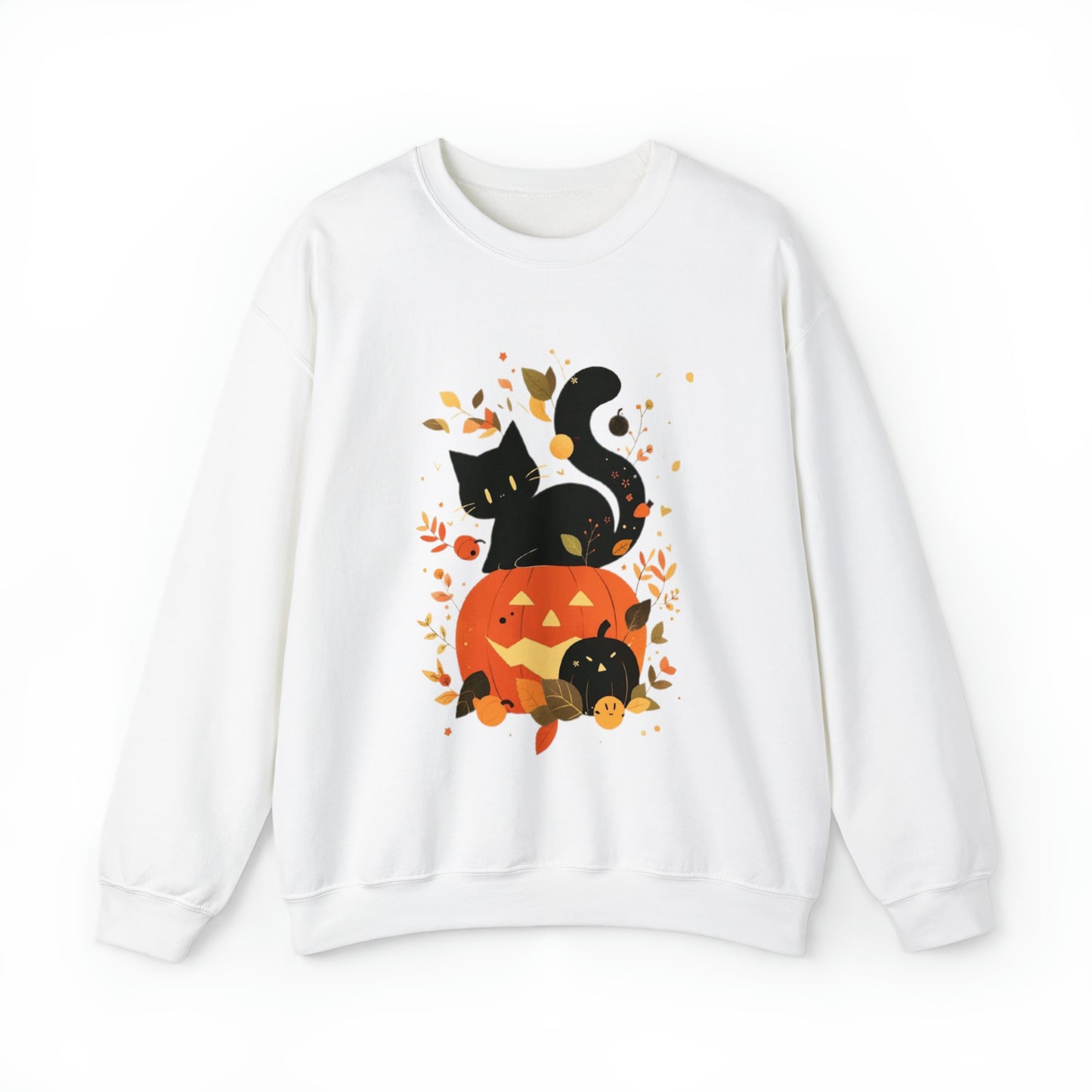 Spooky Kitty Unisex Heavy Blend™ Crewneck Sweatshirt