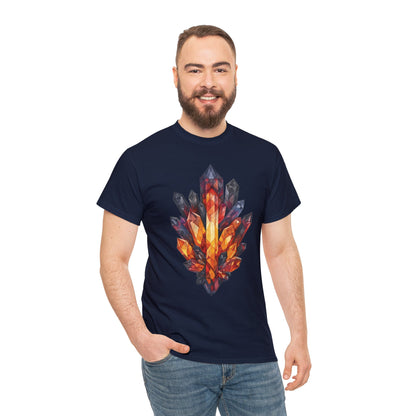 Volcanic Crystal Cluster Unisex Heavy Cotton Tee