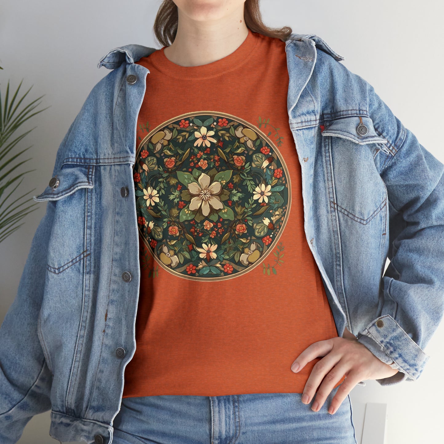Druidic Mandala Unisex Heavy Cotton Tee