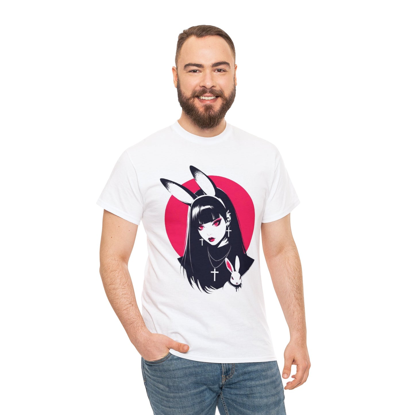 Vampire Bunny Unisex Heavy Cotton Tee