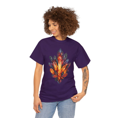 Volcanic Crystal Cluster Unisex Heavy Cotton Tee