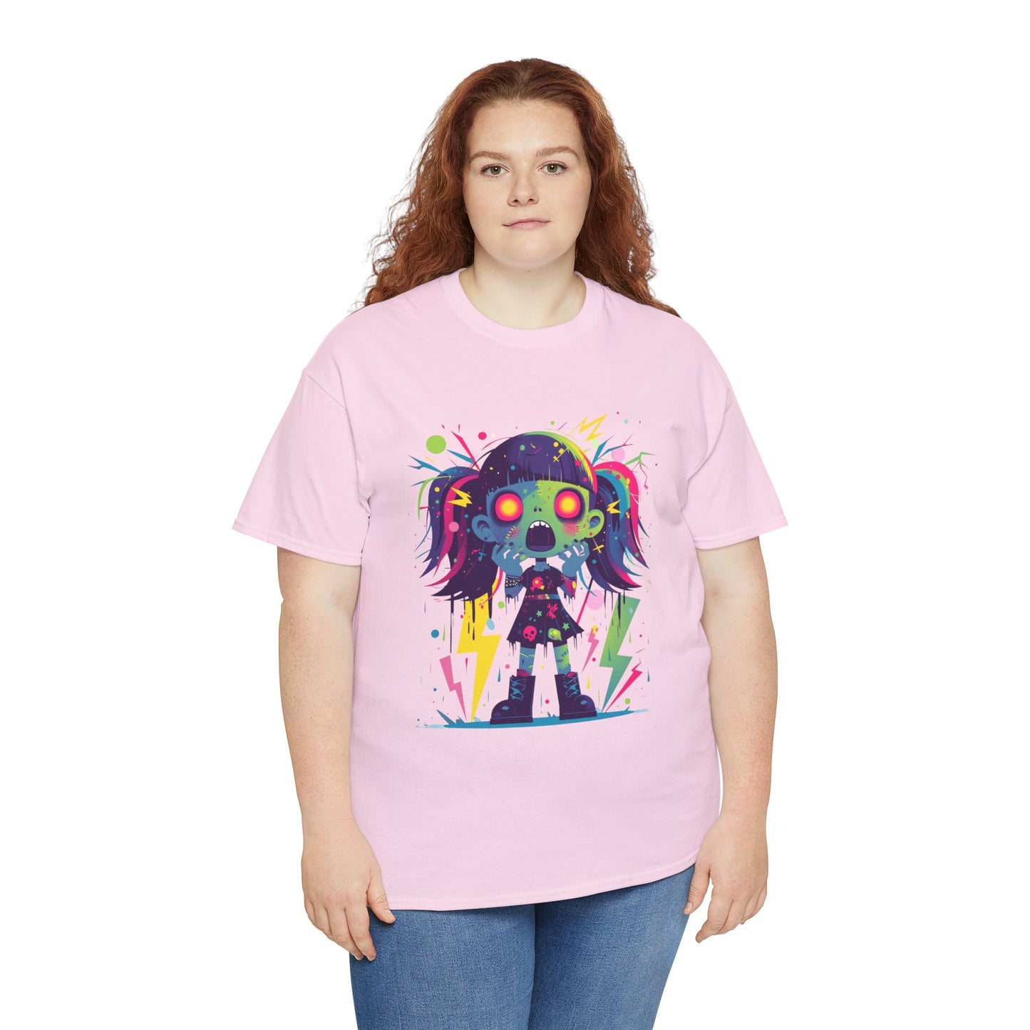 Electrified Zombie Unisex Heavy Cotton Tee