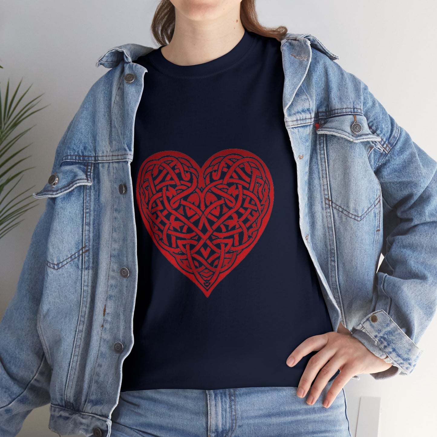 Celtic Heart Unisex Heavy Cotton Tee
