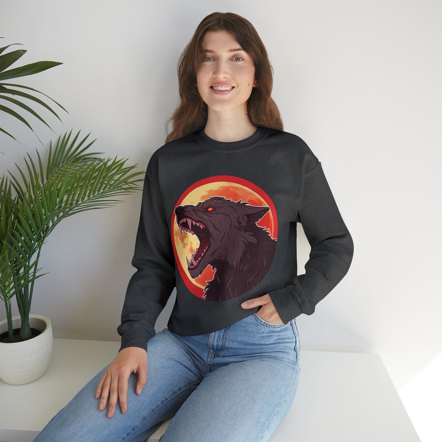 Werewolf Unisex Heavy Blend™ Crewneck Sweatshirt