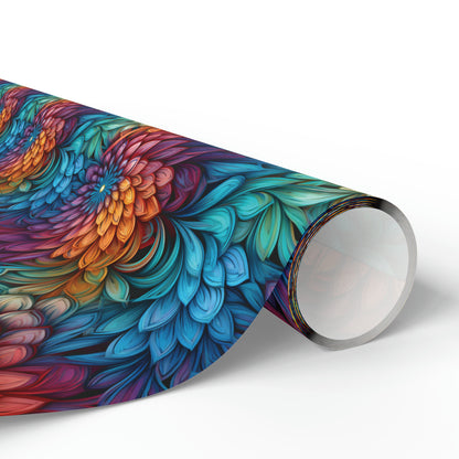 Rainbow Whirls Wrapping Papers