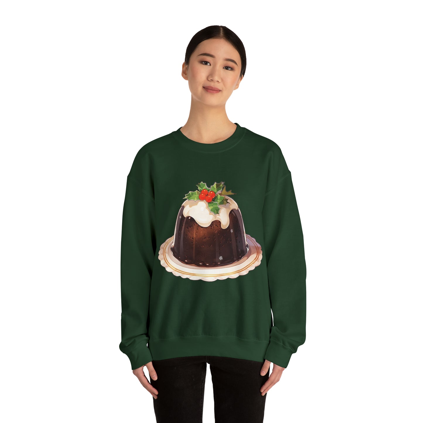 Christmas Pudding Unisex Heavy Blend™ Crewneck Sweatshirt