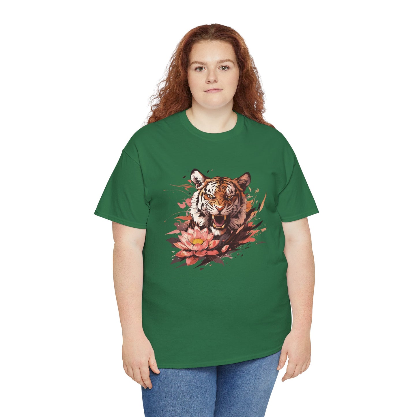 Lotus Tiger Unisex Heavy Cotton Tee