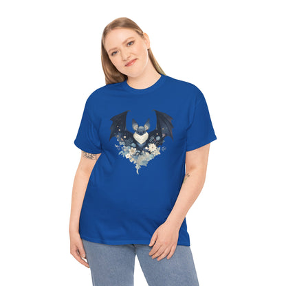 Midnight Bat Unisex Heavy Cotton Tee