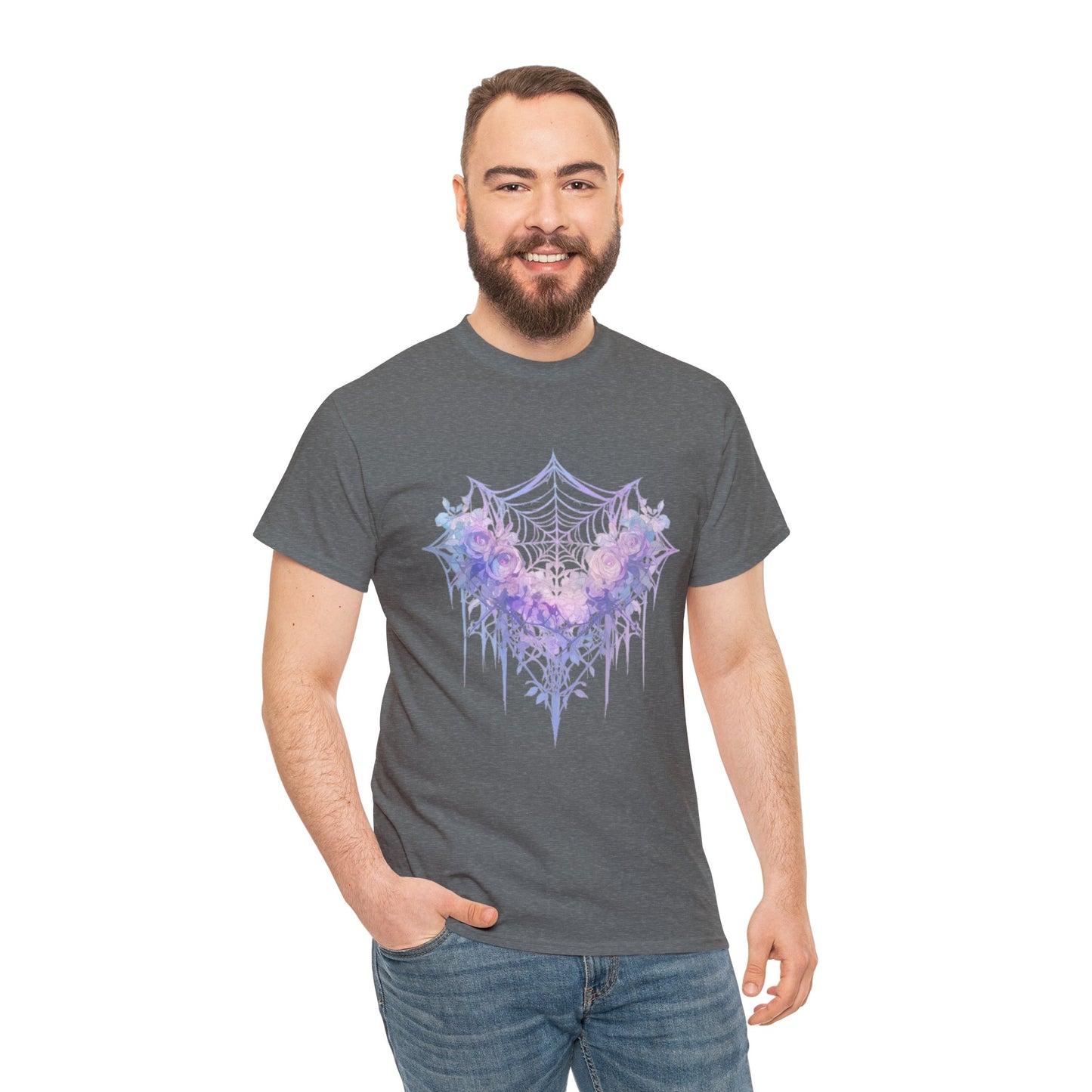 Web Heart Unisex Heavy Cotton Tee