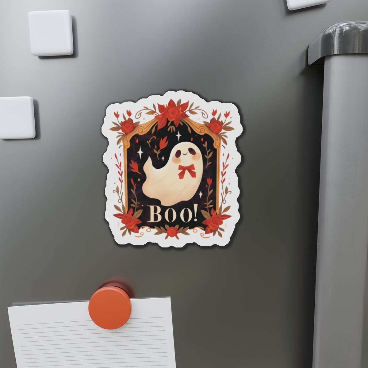 Boo! Die-Cut Magnets