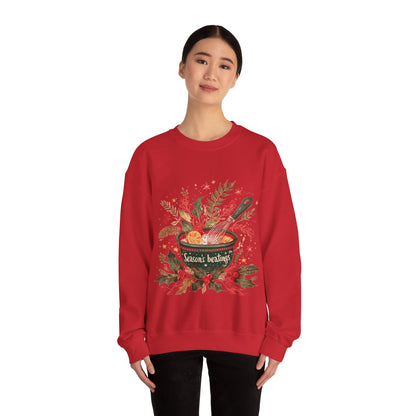 Season's Beatings (Baking) Unisex Heavy Blend™ Crewneck Sweatshirt