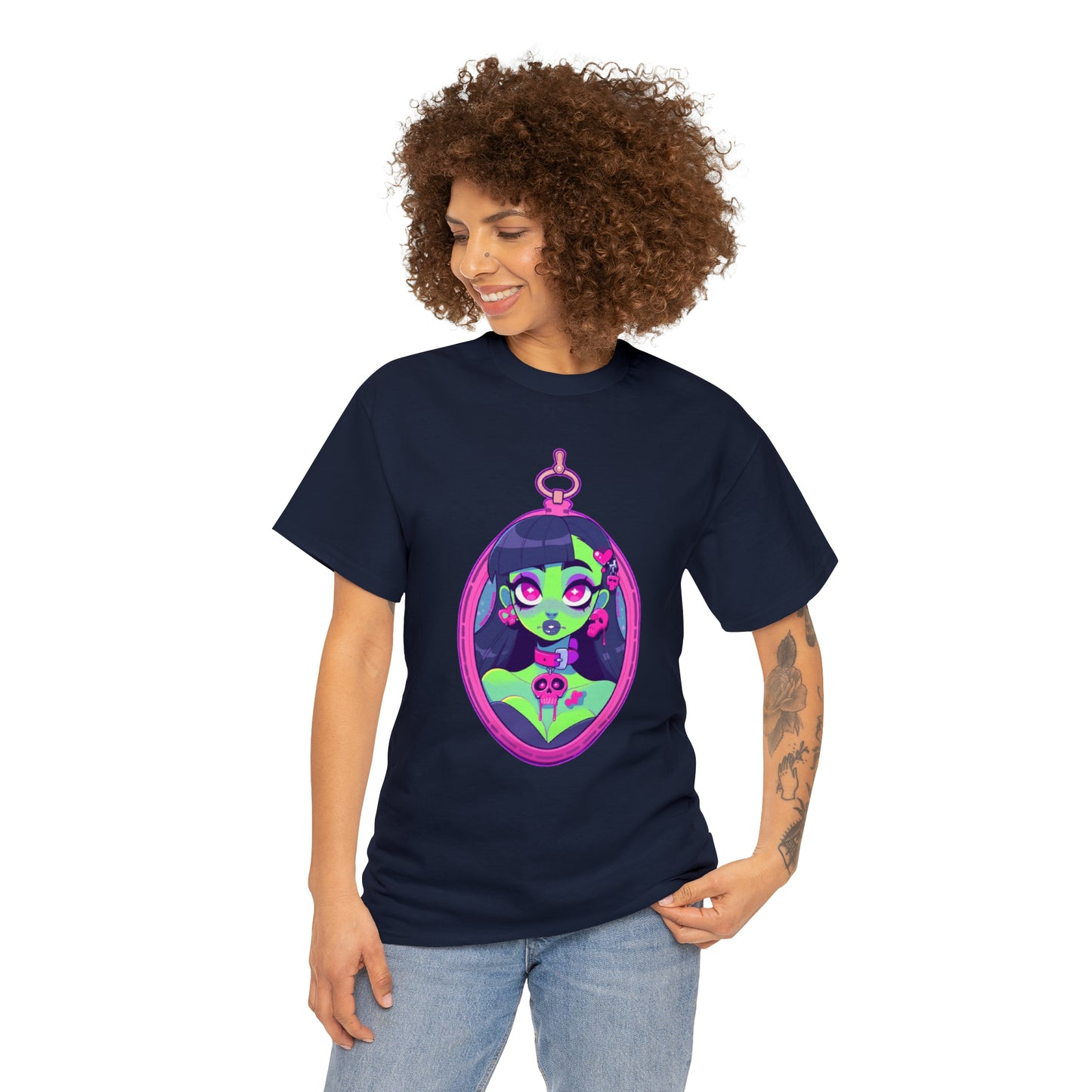 Zombie Locket Unisex Heavy Cotton Tee
