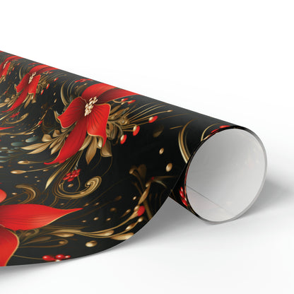 Pretty Poinsettias Wrapping Papers