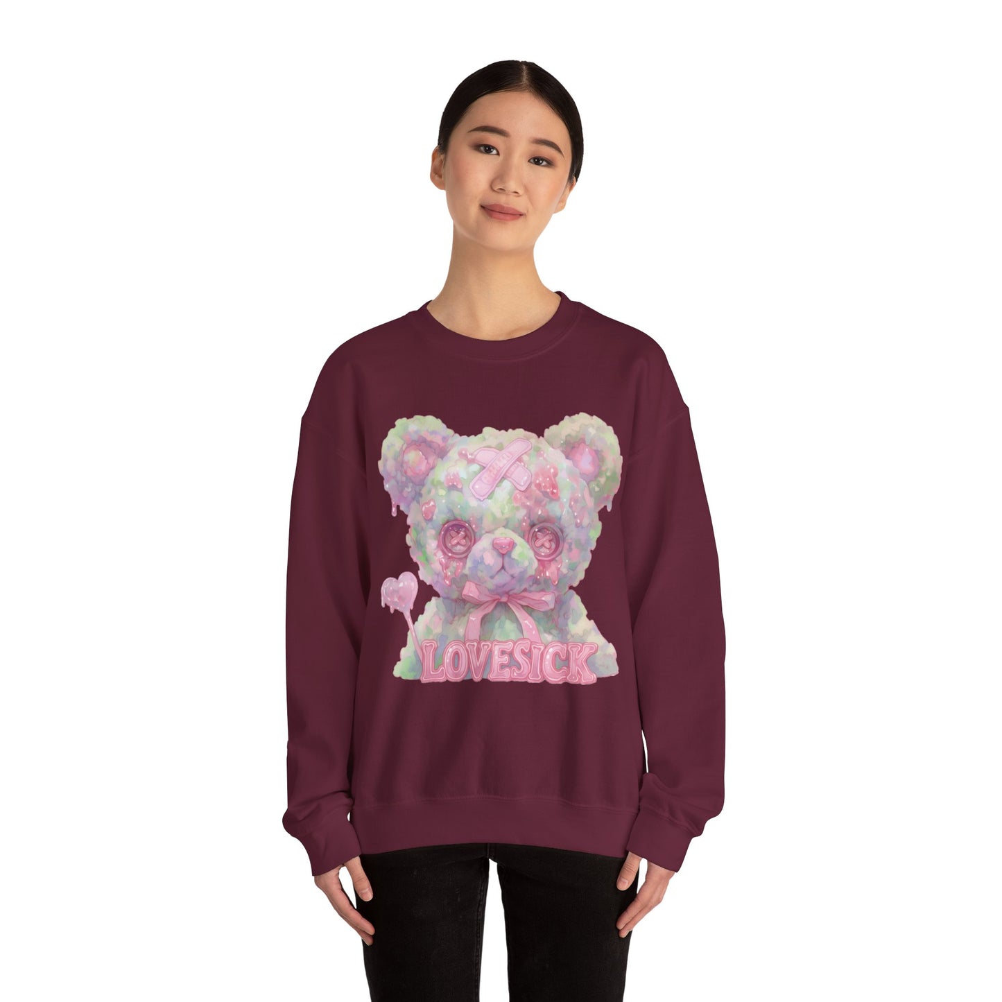 Lovesick Bear Unisex Heavy Blend™ Crewneck Sweatshirt