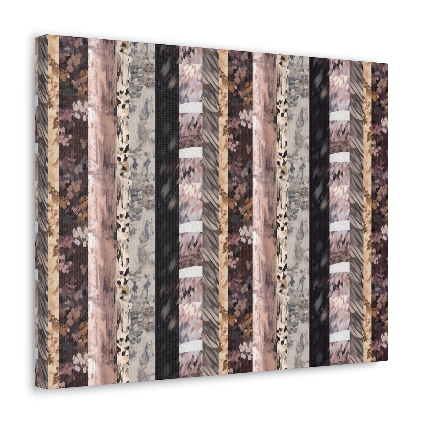 Textured Stripes Canvas Gallery Wrap