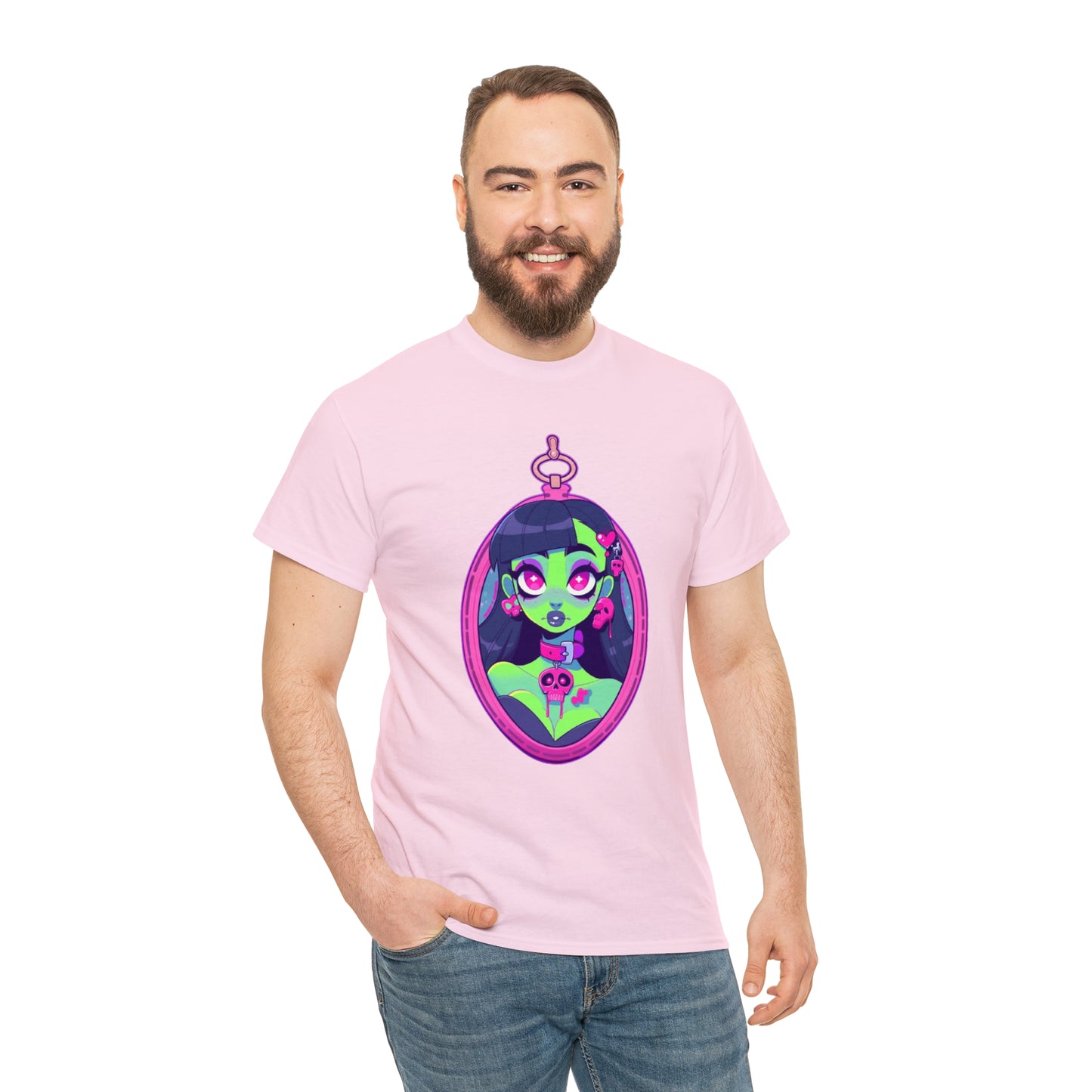 Zombie Locket Unisex Heavy Cotton Tee