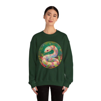 Candy Stripe Snake Unisex Heavy Blend™ Crewneck Sweatshirt