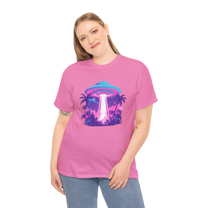 Tropical UFO Unisex Heavy Cotton Tee