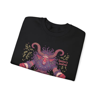 Season's Beatings (Krampus) Unisex Heavy Blend™ Crewneck Sweatshirt